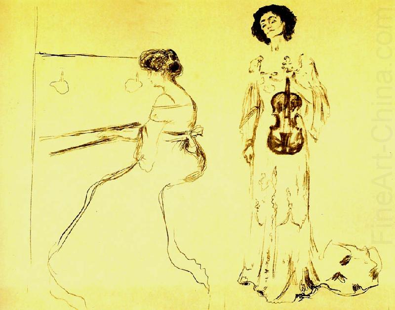 Edvard Munch violinkonsert china oil painting image